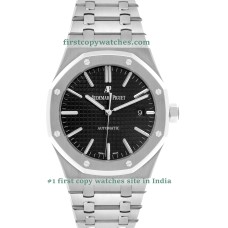 Audemars Piguet Royal Oak Black Dial Steel 15400ST First Copy Watch India | COD