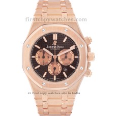 Audemars Piguet Royal Oak Chronograph Brown Dial - Rose Gold 26331OR First Copy Watch | COD Audemars Piguet Royal Oak Chronograph Brown Dial - Rose Gold 26331OR First Copy Watch | COD