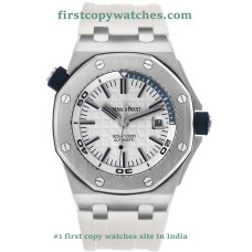 Audemars Piguet Royal Oak Offshore Diver Steel - White Dial 15710ST First Copy Watch | COD
