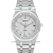 Audemars Piguet Royal Oak White Dial Steel 14790ST First Copy Watch Chennai | COD