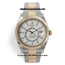 Rolex Sky Dweller 'Annual Calendar' Dual Tone - White First Copy Watch Ahmedabad | COD
