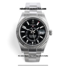 Rolex Sky Dweller "Annual Calendar" Steel -Black First Copy Watch Hyderabad | COD