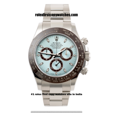 Rolex Cosmograph Daytona "Ice-Blue" Dial First Copy Watch Hyderabad | COD 