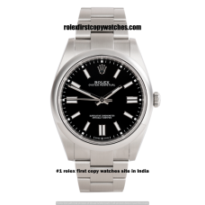 Rolex Oyster Perpetual Soleil Black First Copy Watch Chennai | COD