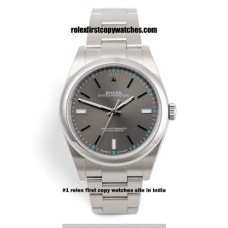 Rolex Oyster Perpatual Dark Rhodium Dial First Copy Watch Bengaluru| COD