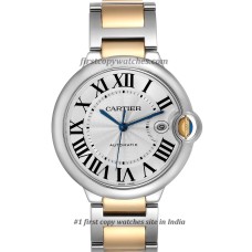 Cartier Ballon Bleu W69009Z3 Dual Tone - Silver Dial First Copy Watch Hyderabad | COD