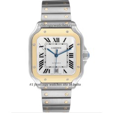 Cartier Santos W2SA0006 Dual Tone - Silver Dial First Copy Watch Lucknow | COD