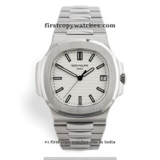 Patek Philippe Nautilus White Gold - White Dial First Copy Watch Indore | COD