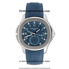 Patek Philippe Aquanaut GMT Blue Rubber Strap First Copy Watch Hyderabad | COD