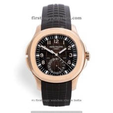 Patek Philippe Aquanaut GMT Brow Rubber Strap First Copy Watch Ahamedabad | COD