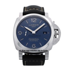 Panerai Luminor GMT PAM01033 Steel - Blue Dial First Copy Watch Bangalore | COD